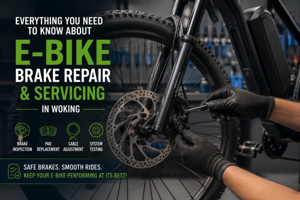 E-Bike Brake Repair & Servicing in Woking