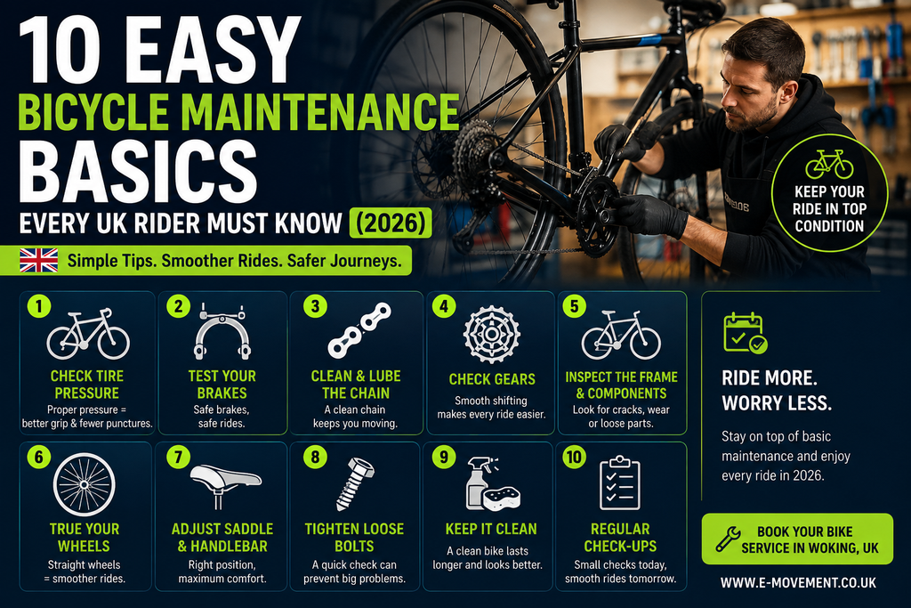 10 Easy Bicycle Maintenance Basics Every UK Rider Must Know (2026)