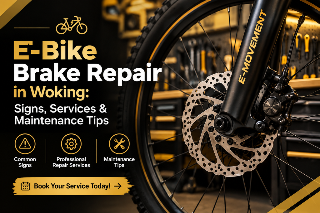 E-Bike Brake Repair in Woking: Signs, Services & Maintenance Tips