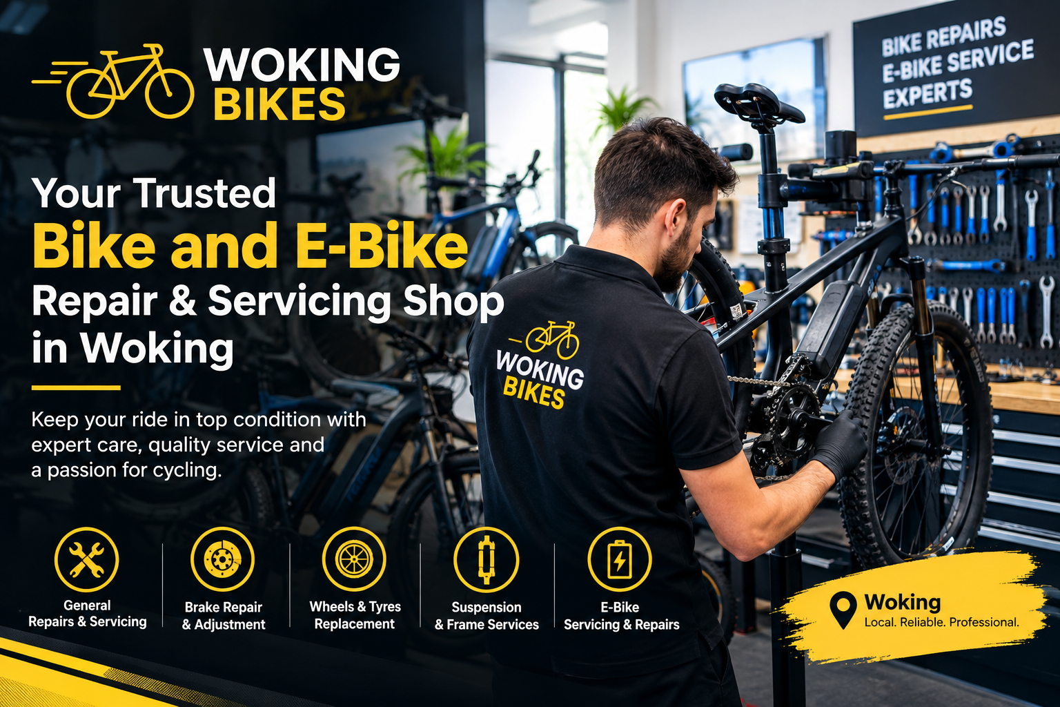 Get to know about Woking Bikes: Your Trusted Bike and E-Bike Repair & Servicing Shop in Woking