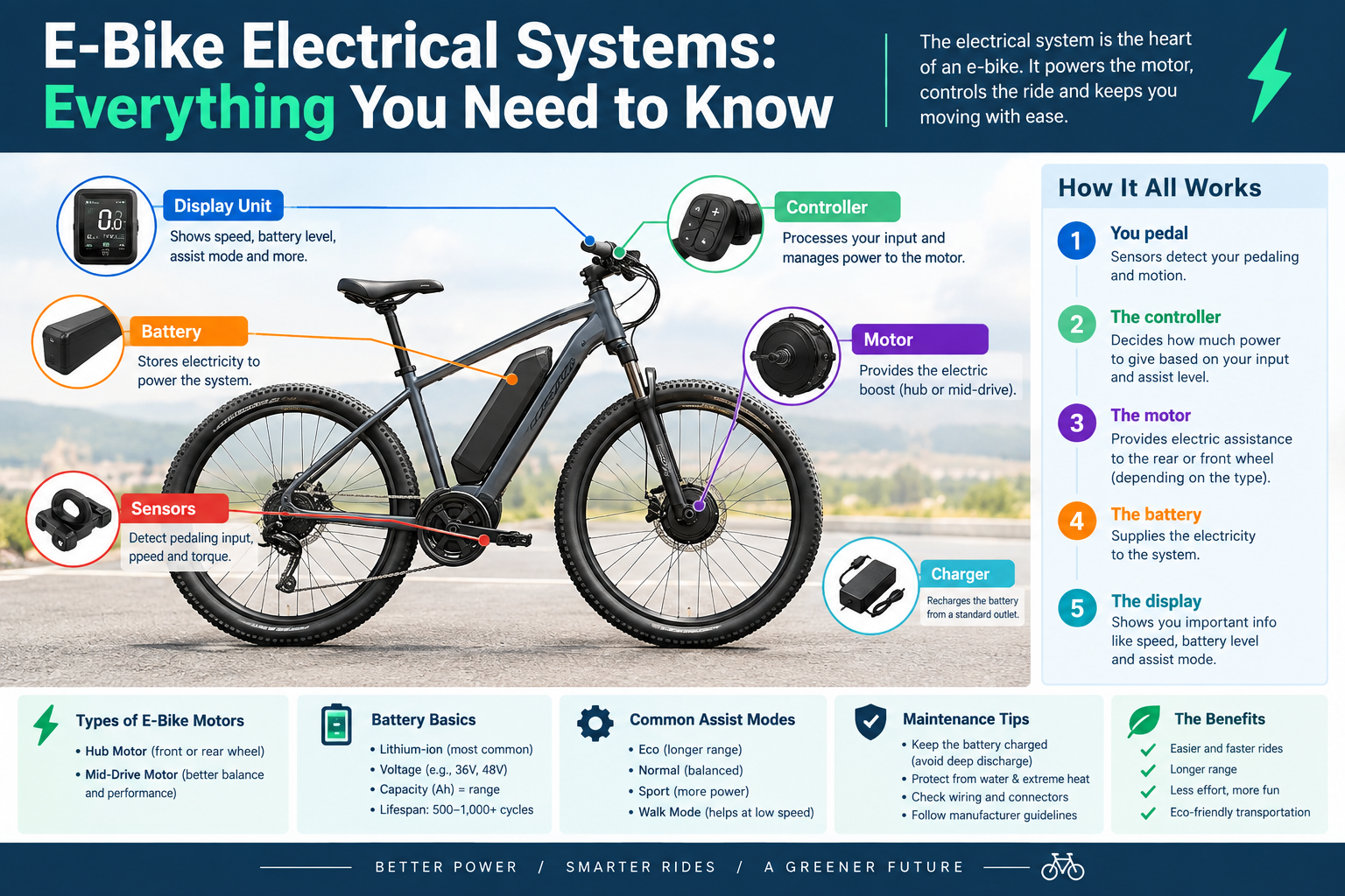 The Complete Guide to E-Bike Electrical Systems: Everything You Need to Know